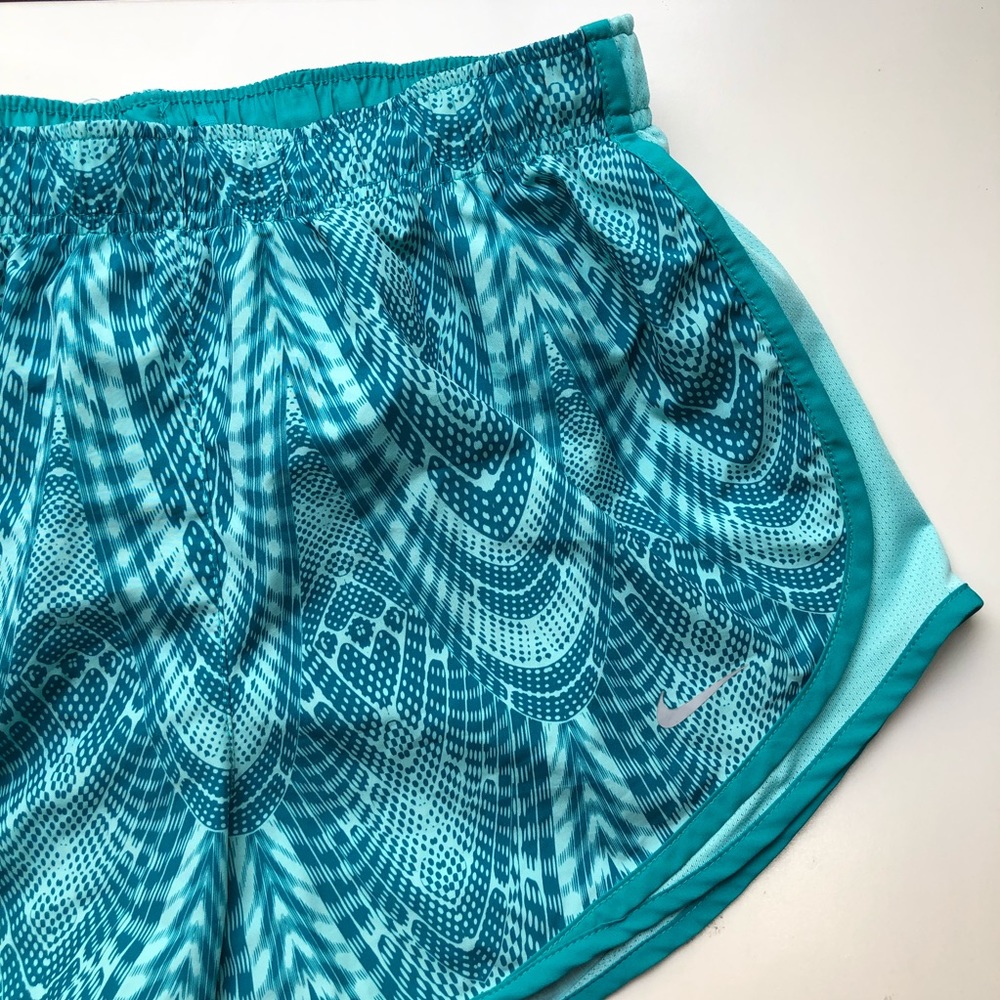 Teal Tempo Dri-Fit Running Shorts, Medium II Nike